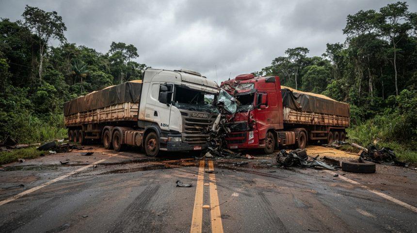 Terceira morte confirma tragédia em colisão entre carretas na BR-364, em Itapuã do Oeste 1